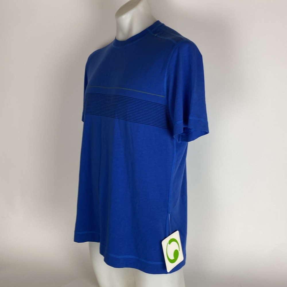 NWT Lululemon Classic Gym Tee blue Size L - Picture 3 of 10